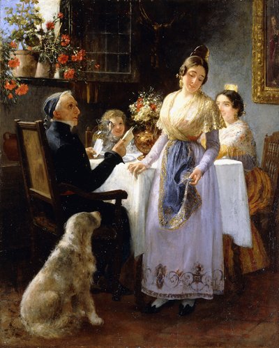 Mektup by Juan Antonio Benlliure y Gil