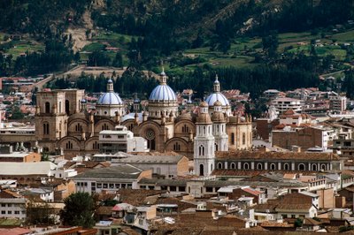 Juan Bautista Stiehle (1829-1899), Cuenca (UNESCO Dünya Mirası Listesi) tarafından tasarlanan Immaculate Conception Katedrali veya Yeni Katedral