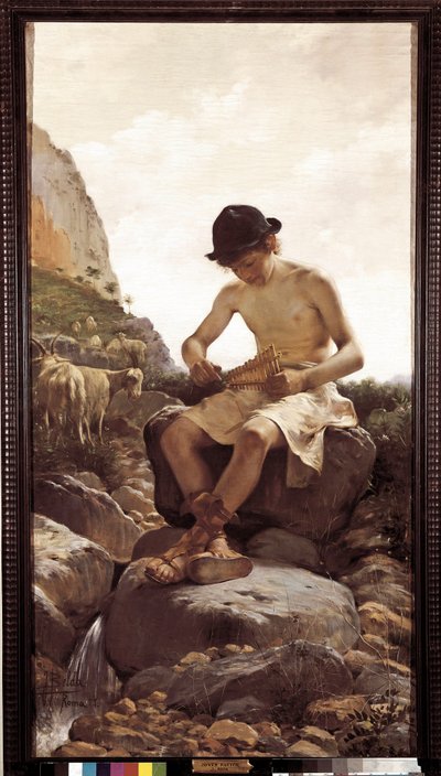 Genç çoban. (Resim, 20. yüzyıl) by Juan Belda Norales