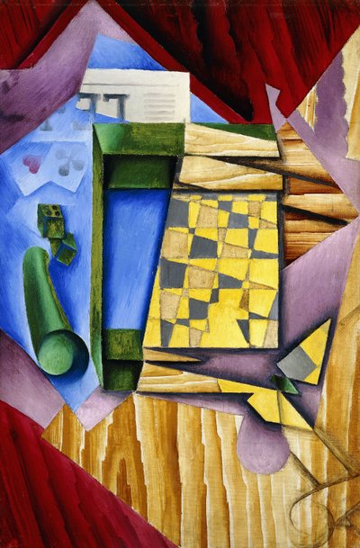 Tavla, 1913-14 by Juan Gris