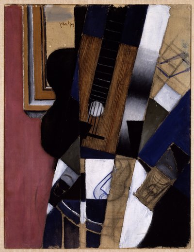 gitar ve boru by Juan Gris