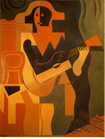gitar ile alacalı by Juan Gris