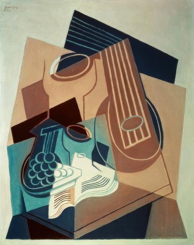 Mandoline et raisins by Juan Gris