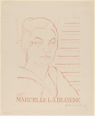 Sarışın Marcelle by Juan Gris