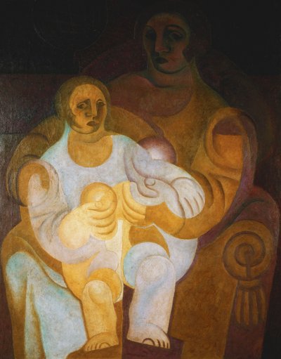 Anne ve Çocuk; Anne ve Çocuk, 1922 by Juan Gris