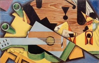 Nature morte à la guitare by Juan Gris