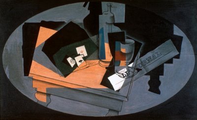 İskambil ve Sifon, 1916. by Juan Gris