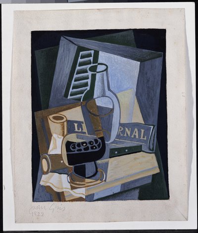 Pencere Önünde Natürmort, 1922 by Juan Gris