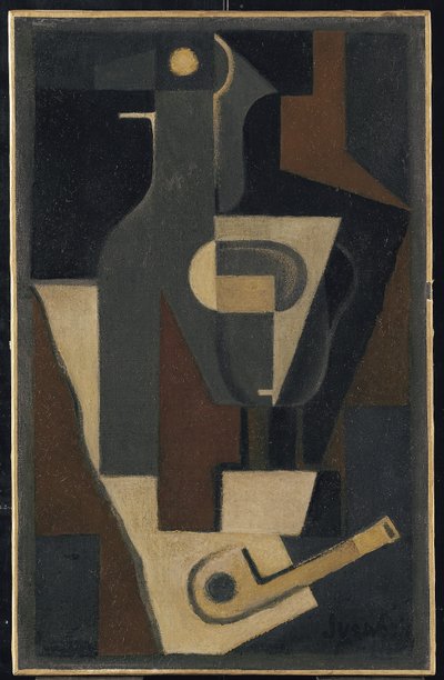Borulu Natürmort, 1918 by Juan Gris