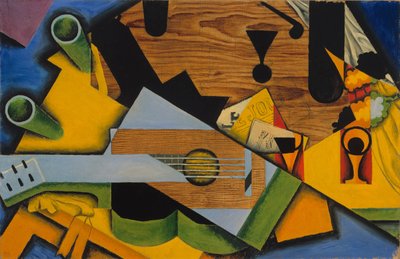 Gitarla Natürmort by Juan Gris