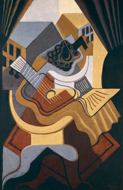 Pencerenin önündeki masa by Juan Gris