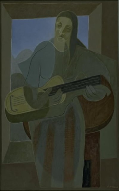 gitarist by Juan Gris