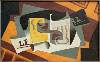 Cam ve gazete by Juan Gris
