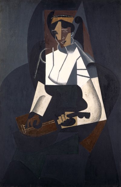 Mandolinli Kadın, Corot