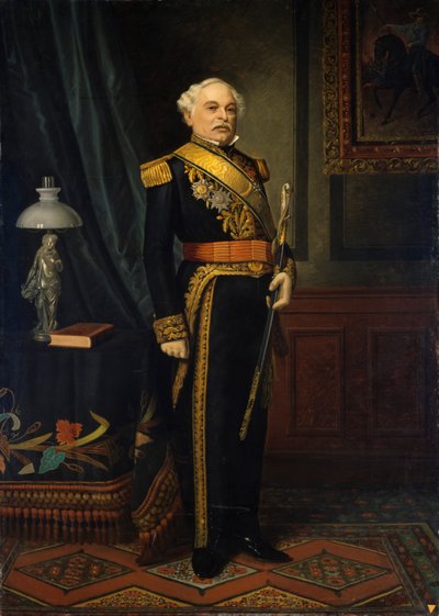 General Jose Antonio Paez, 1890. by Juan Jorge Peoli