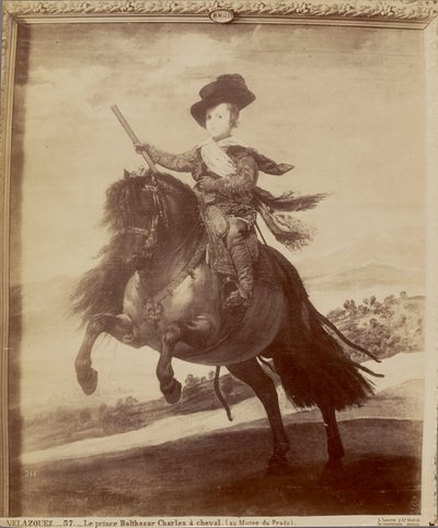 Velazquez. Prens Balthazar Charles at sırtında (Prado Müzesi
