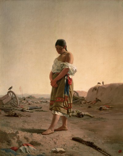 Issız Ana Ülkesinde Paraguaylı by Juan Manuel Blanes