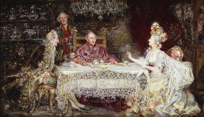 Kardinal ile akşam yemeği by Juan Pablo Salinas Tervel