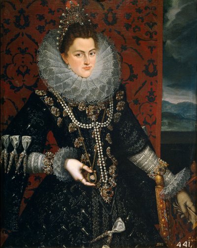Avusturya Isabelle Claire Eugenie (İspanya Isabelle by Juan Pantoja de la Cruz