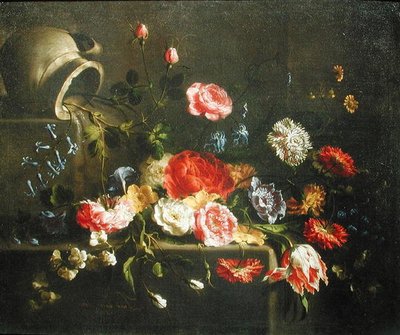 ಹೂಗಳು ಪಿಚರ್‌ನಿಂದ ಬಿದ್ದವು, 1665 ಟರ್ಕ್ by Juan de Arellano