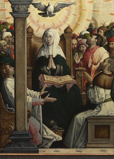 Pentekost by Juan de Flandes
