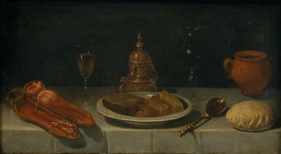 Natürmort ve Sergi Masası by Juan van der Hamen