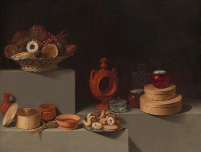 Tatlılar ve Çömleklerle Natürmort by Juan van der Hamen y Leon