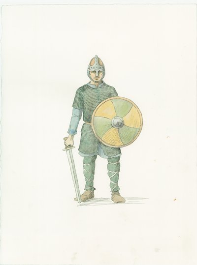 Bir Sakson fyrdman, c1066 2015. by Judith Dobie