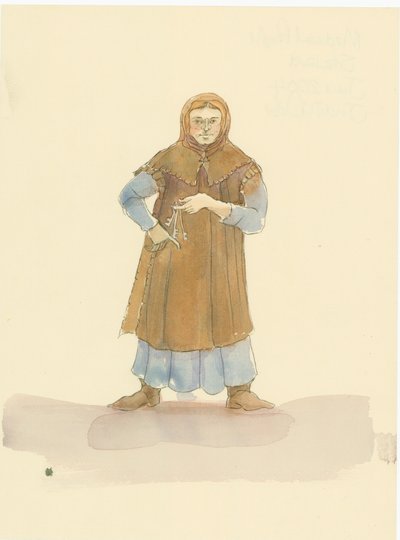 Bir lordun evini ve mülkünü yönetmekten sorumlu olan bir ortaçağ kâhyası, 2004. by Judith Dobie