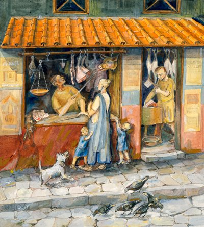 Kasap Dükkanında by Judith Dobie