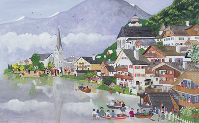 Hallstatt, Avusturya, 1995 by Judy Joel