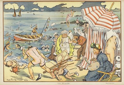 Le Rire için İllüstrasyon by Jules Abel Faivre