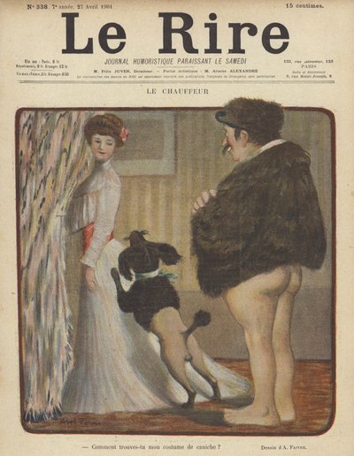 Le Rire için İllüstrasyon by Jules Abel Faivre