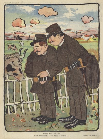 Le Rire için İllüstrasyon by Jules Abel Faivre
