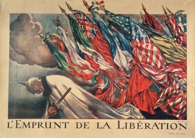 Kurtuluş Kredisi, Fransız Propagandası Posteri by Jules Abel Faivre