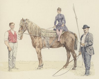 At eğitmenleri (renkli taş) by Jules Arsene (after) Garnier