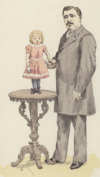 Cüce (renkli taş) by Jules Arsene (after) Garnier