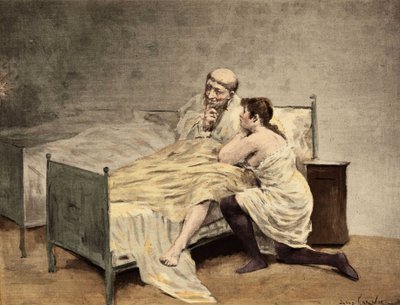 Yatağında oturmuş, Royddimet Kardeş