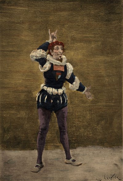 Nazdecabre Panurge ile işaretlerle iletişim kuruyor. Pantagruel. Jules Garnier tarafından çizilmiştir. "Rabelais et l