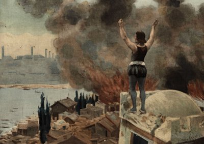 Panurge yanmakta olan Midilli