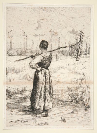 Retour des champs (Tarlalardan Dönüş) by Jules Bastien Lepage