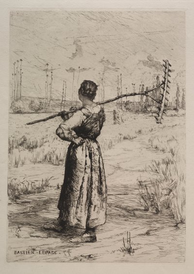 alanların dönüşü by Jules Bastien Lepage