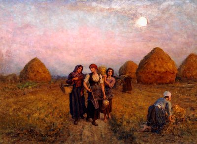 Şafak işçiliği, 1900 by Jules Breton