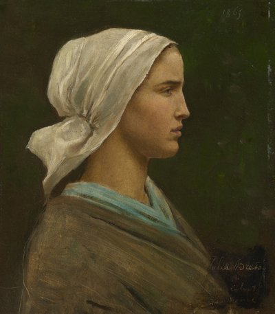 Jeanne Calvet, 1865 by Jules Breton