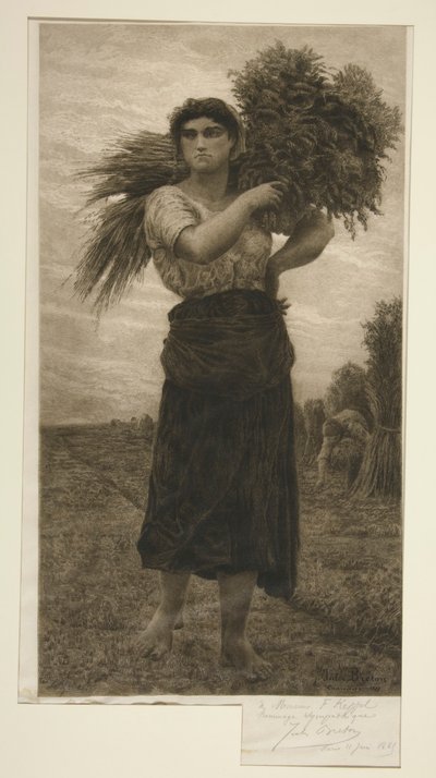Köylü kadın by Jules Breton