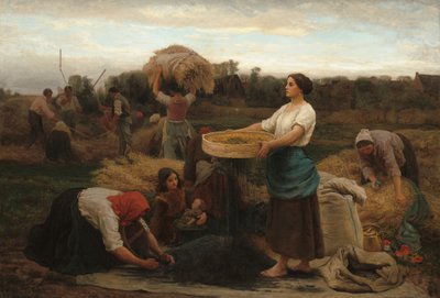 Colza Hasat Kolza, 1860. by Jules Breton