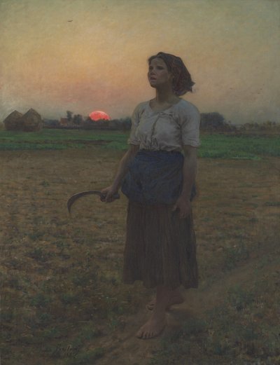 Tarçın Şarkısı, 1884 by Jules Breton