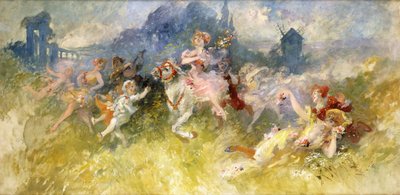 Bir Fete Champetre, by Jules Cheret