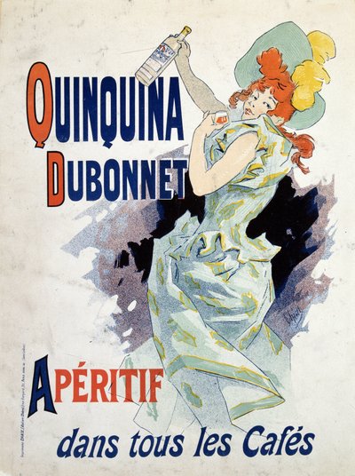 Quinquina Dubonnet için reklam afişi - Jules Cheret tarafından by Jules Cheret