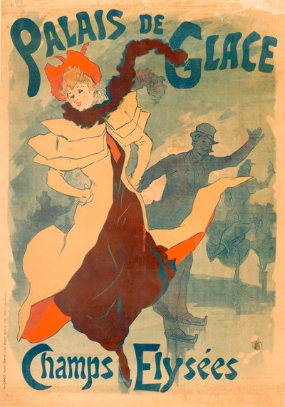 Buz pateni pisti by Jules Cheret